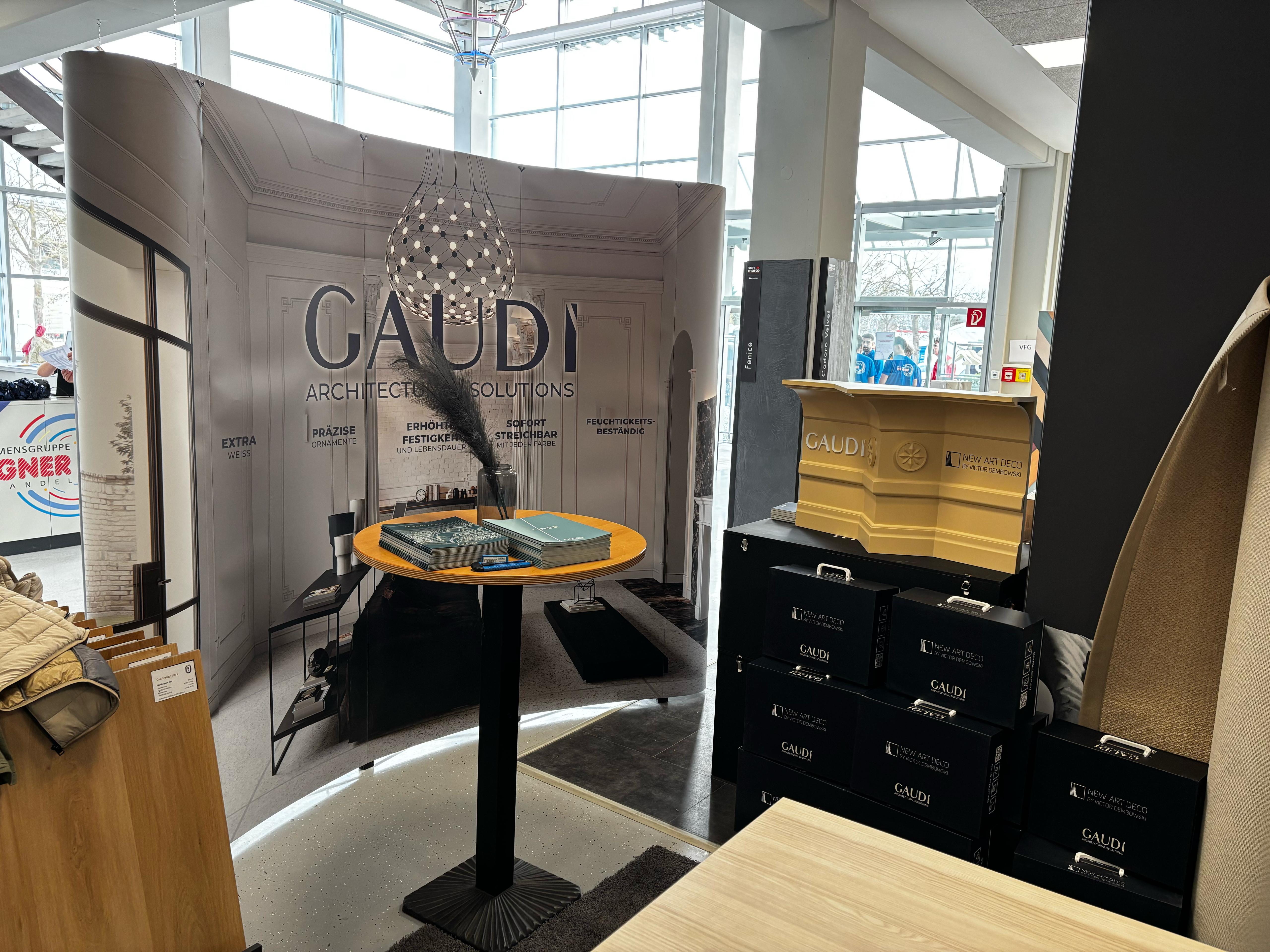 Gaudi auf der Hoegner-Hausmesse in Deutschland